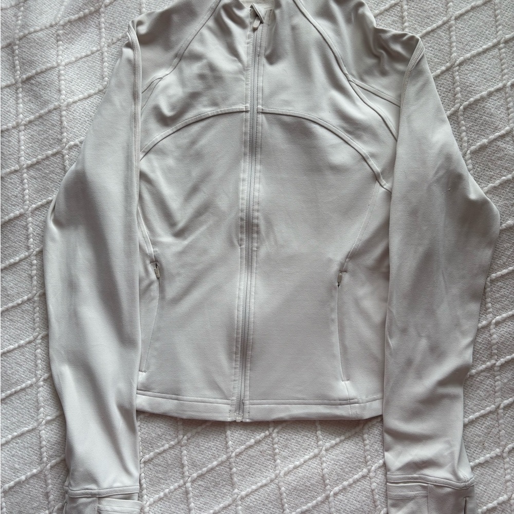 Lululemon Athletica Cream Athletic Jacket
